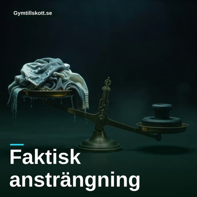 Faktisk ansträngning: vad är det egentligen som räknas i gymmet?