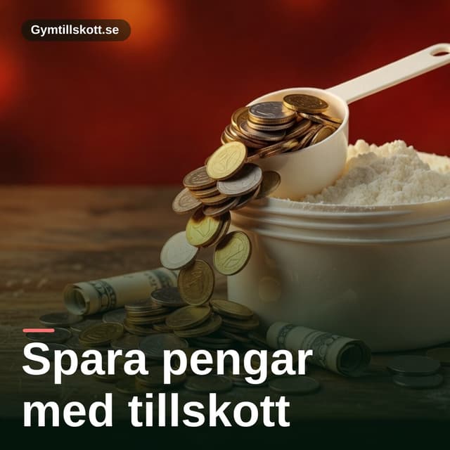 Spara pengar med tillskott: när pulvret är billigare än maten